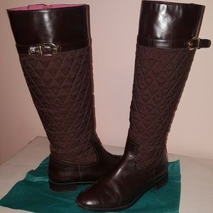 Lilly Pulitzer via Palm Beach Quilted Riding Boots